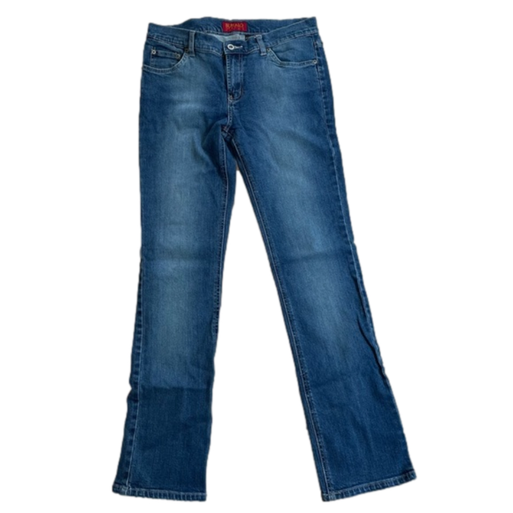 Buffalo David Bitton Vintage Blue Denim Y2K Bootcut Jeans Size 30
